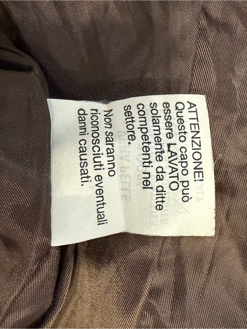 Women's Vintage Fiocchi Chocolate Brown Leather Zip-Front Jacket Italian Size 46 - Picture 15 of 15